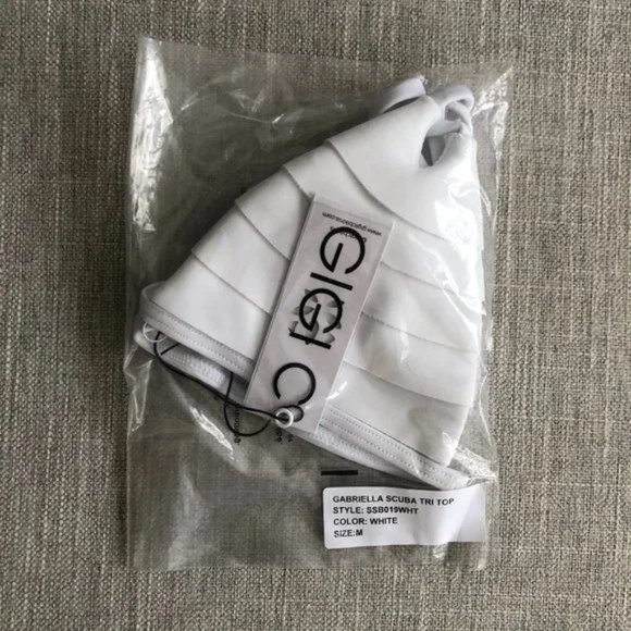 Gigi C Bikinis Gabriella Triangle Top (size M) NWT - Picture 4 of 6